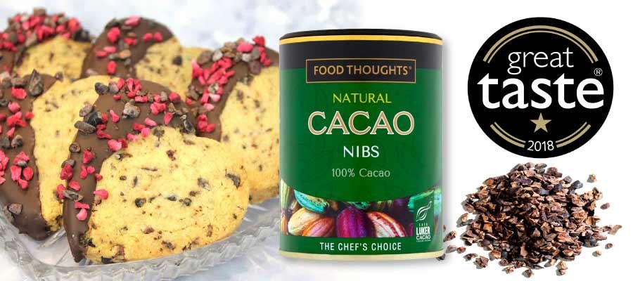 IT'S ALL ABOUT THE TASTE - NATURAL CACAO NIBS WIN GREAT TASTE AWARD