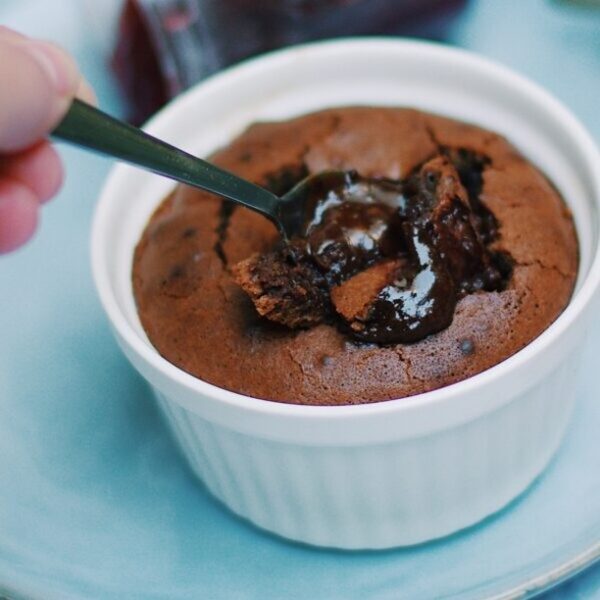 melt in the middle oat milk chocolate pots