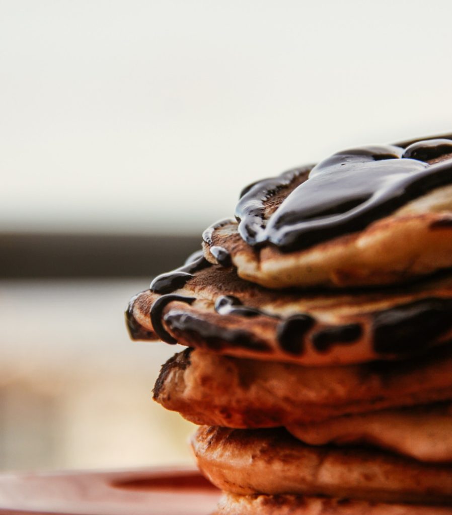 vegan chocolate chip pancakes stalked